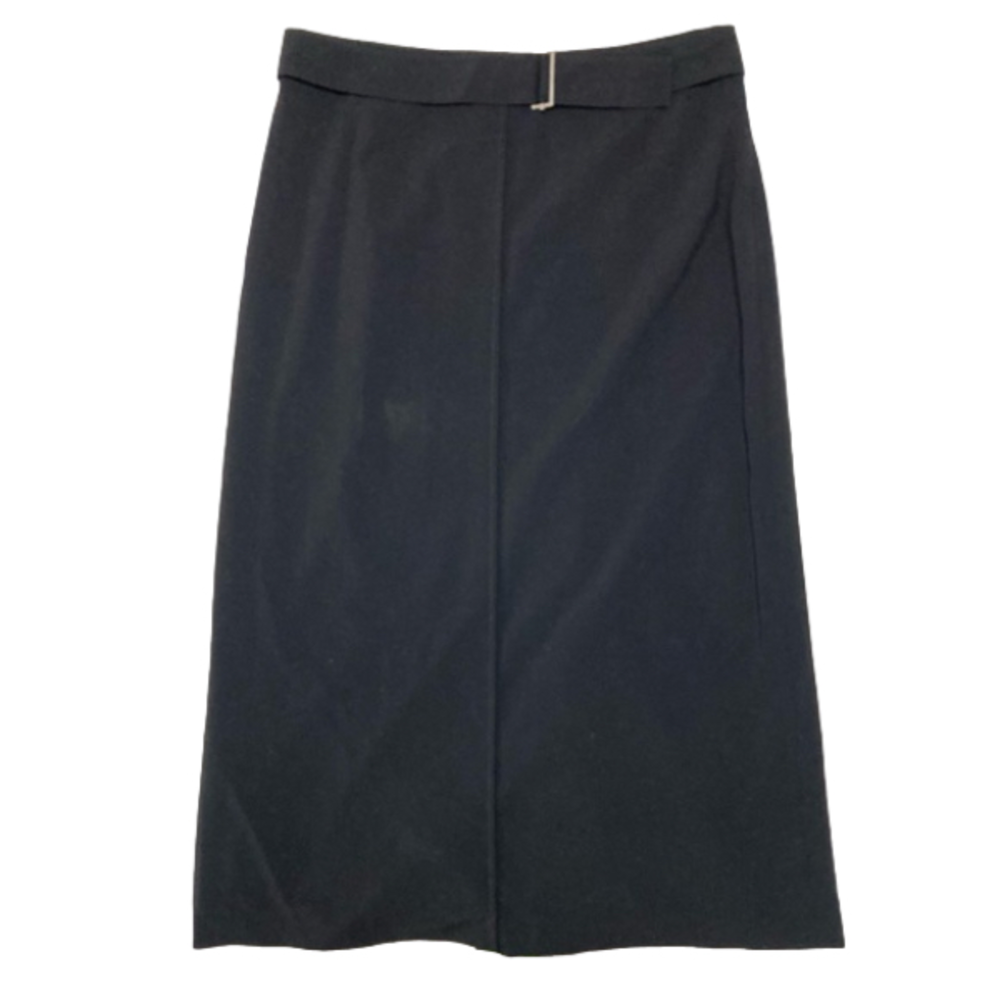 SANDRA ANGELOZZI BLACK WOOL SKIRT - Size 44 - Picture 2 of 5